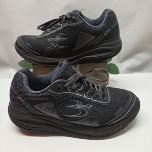 Gdefy Gravity Defyer Men’s 9.5 Mighty Walk Black Orthopedic Comfort Shoes